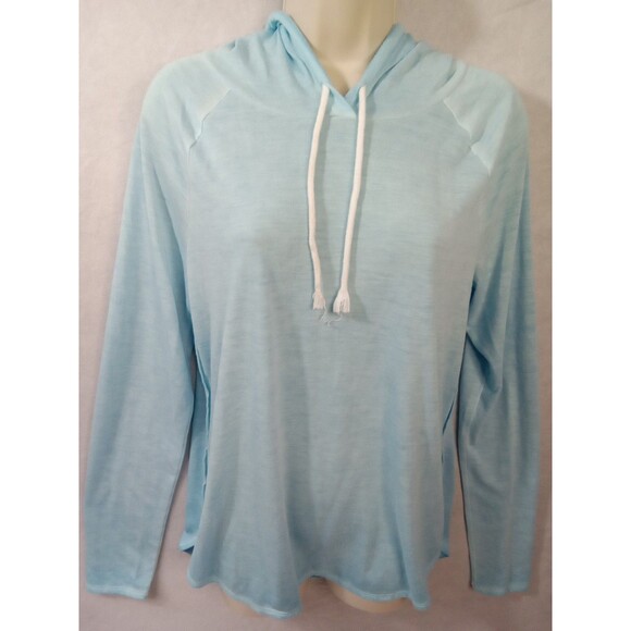 Tops - So Womens Large Blue Hooded Sweatshirt